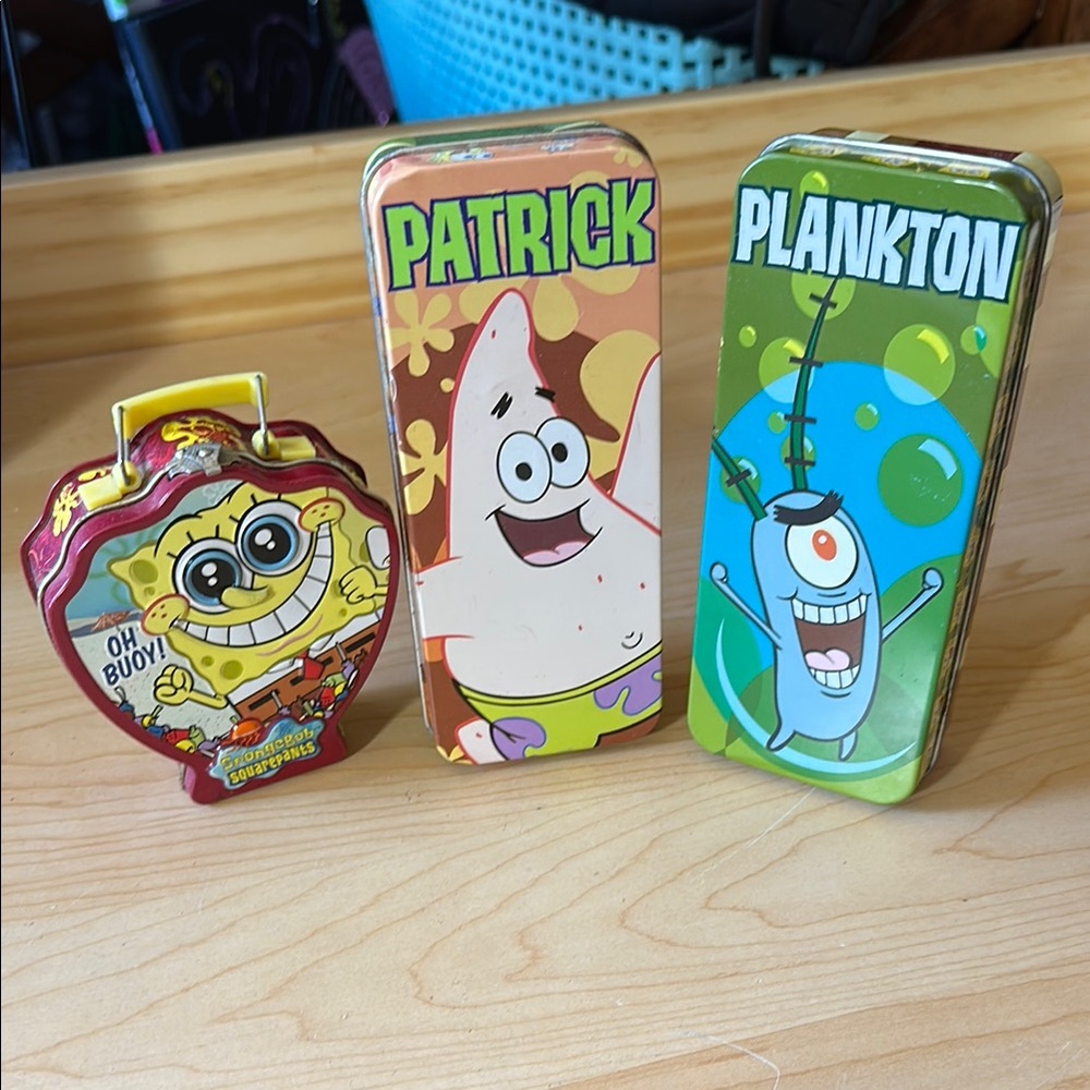 SpongeBob SquarePants Character Tin Set